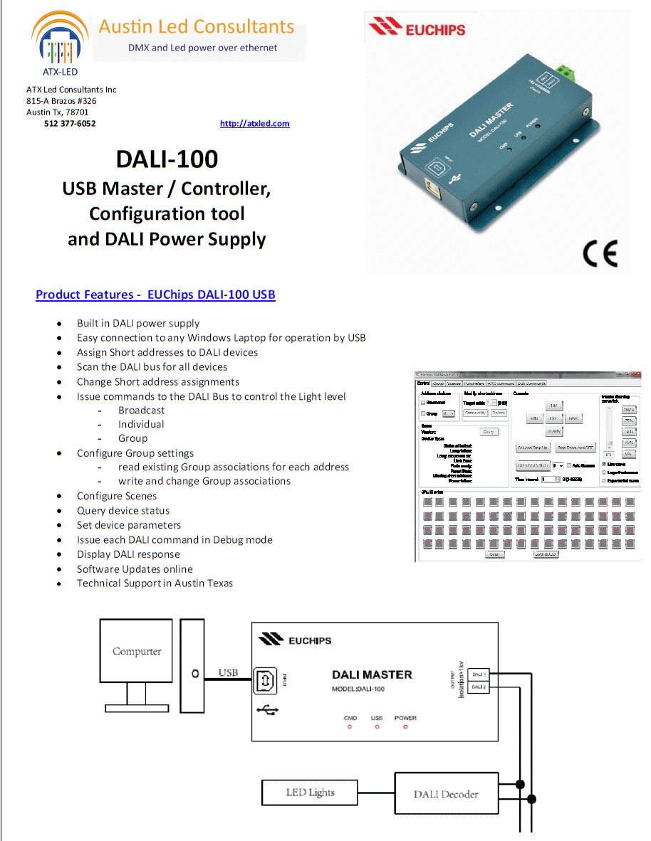 EU-DALI-100 Data Sheet