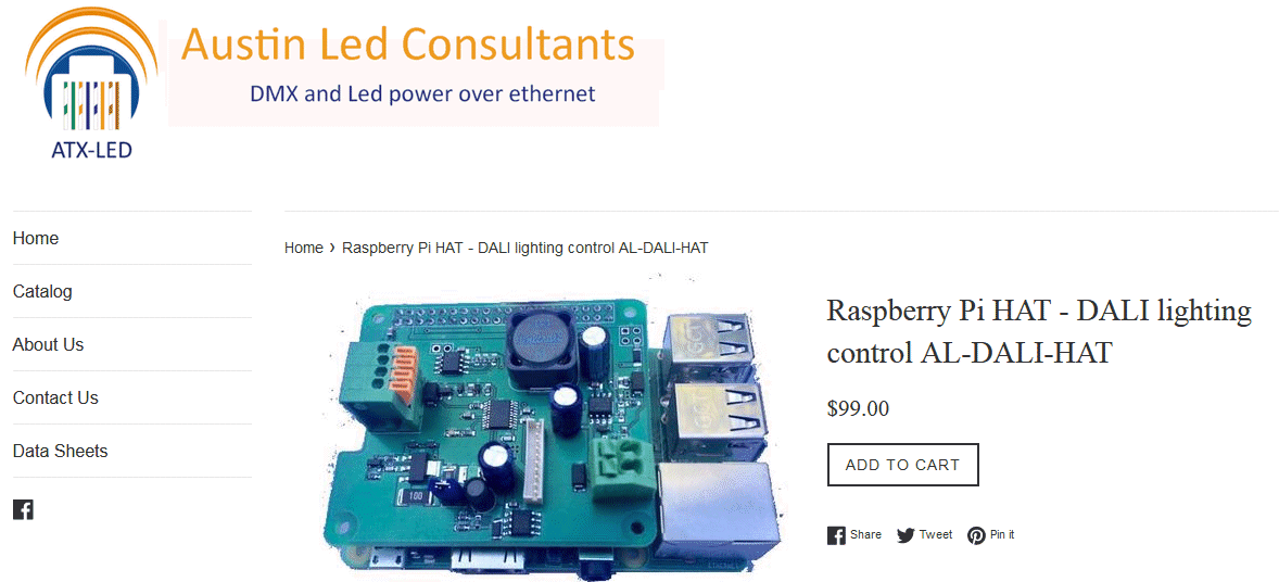 Raspberry Pi DALI Hat
